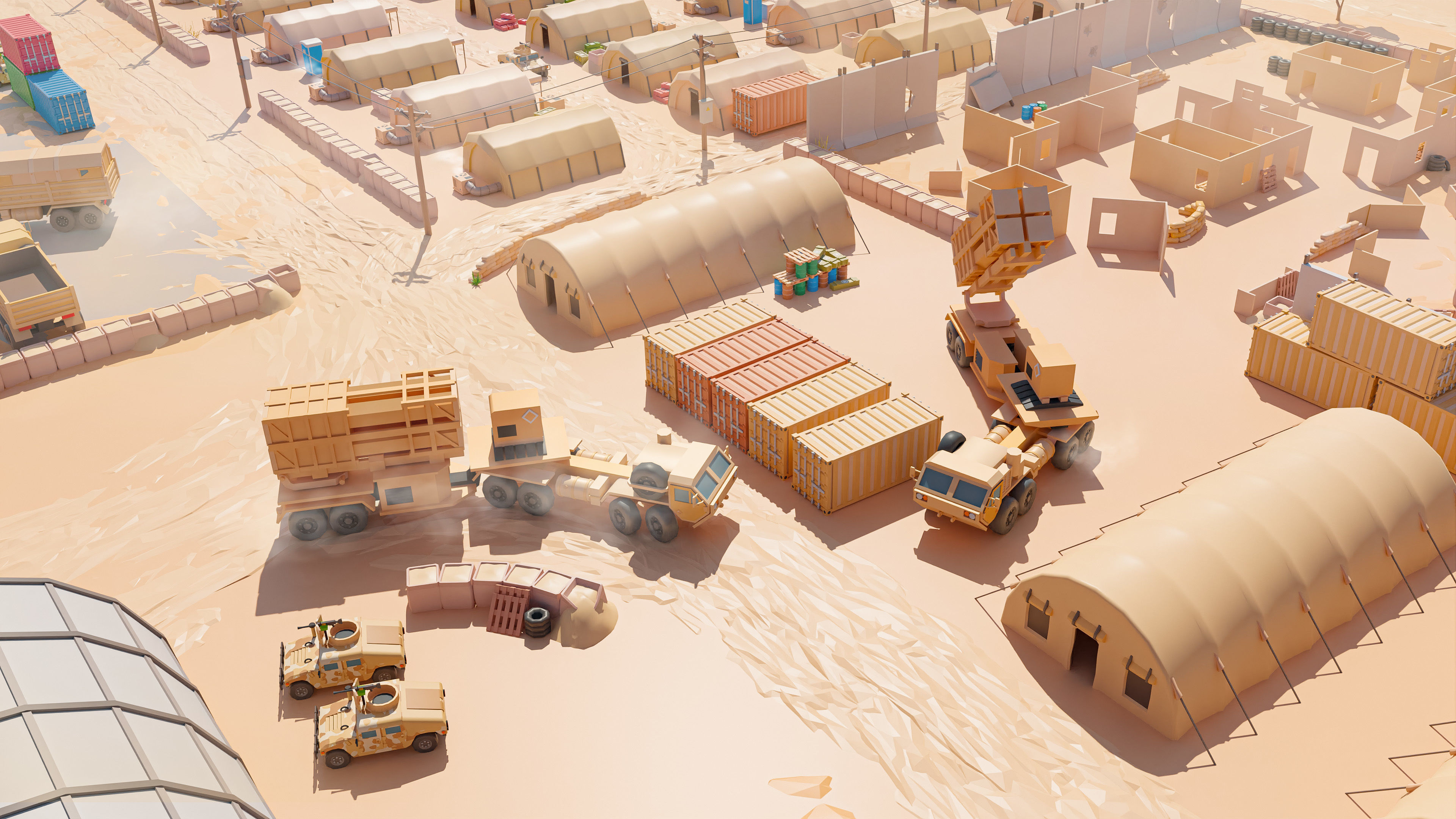 Military Low-poly 3D model_18