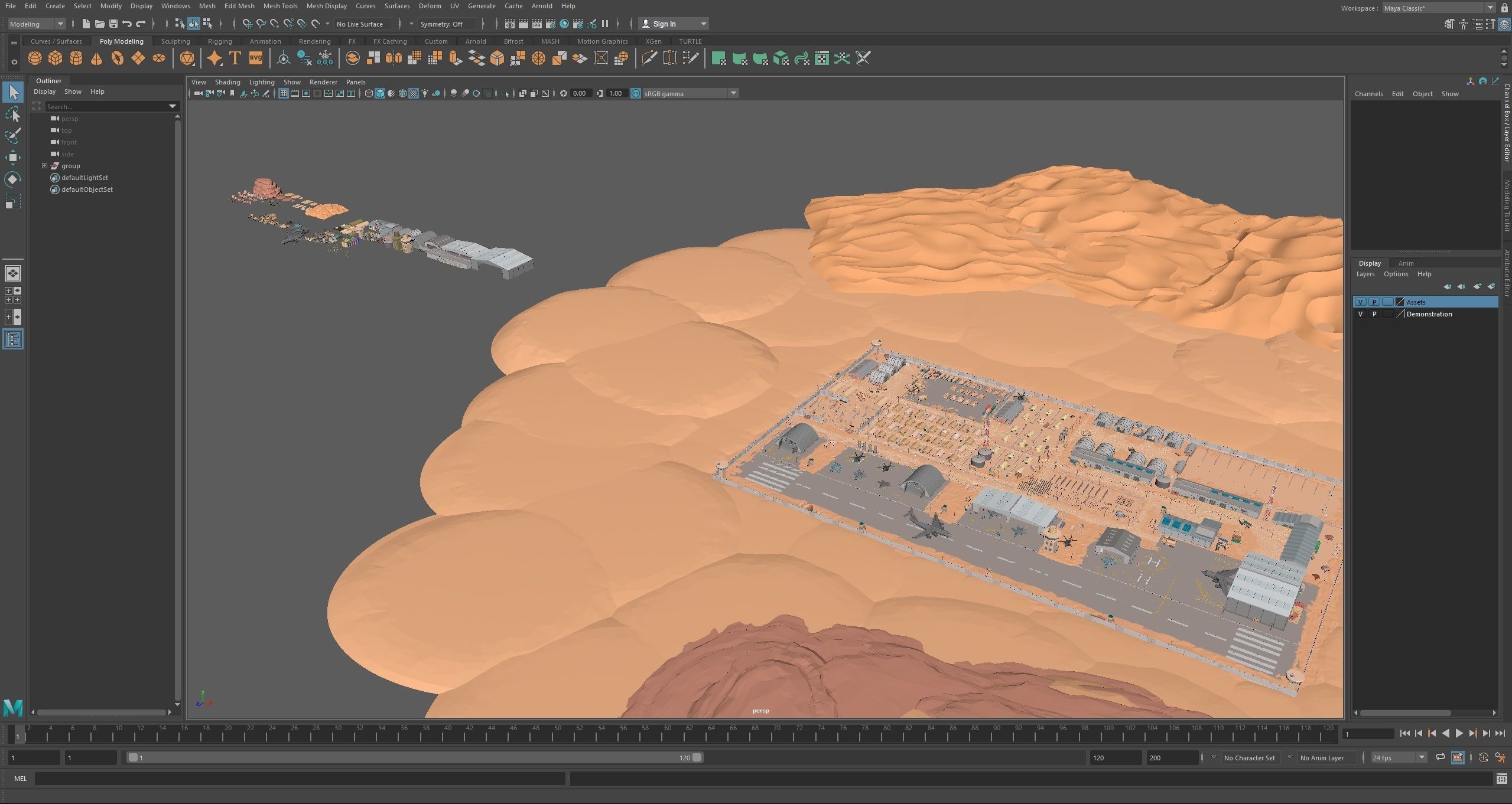 Military Low-poly 3D model_54