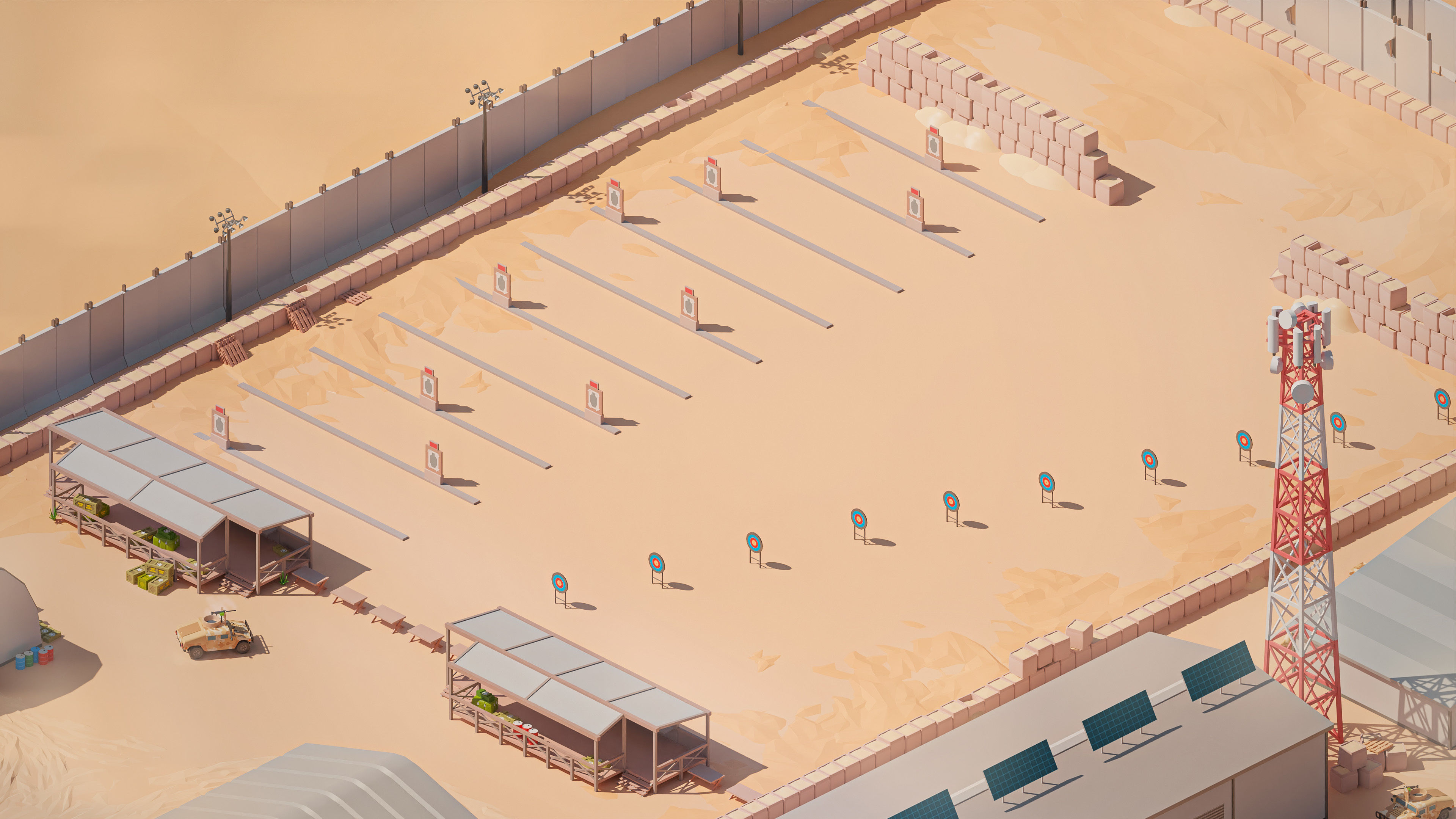 Military Low-poly 3D model_31