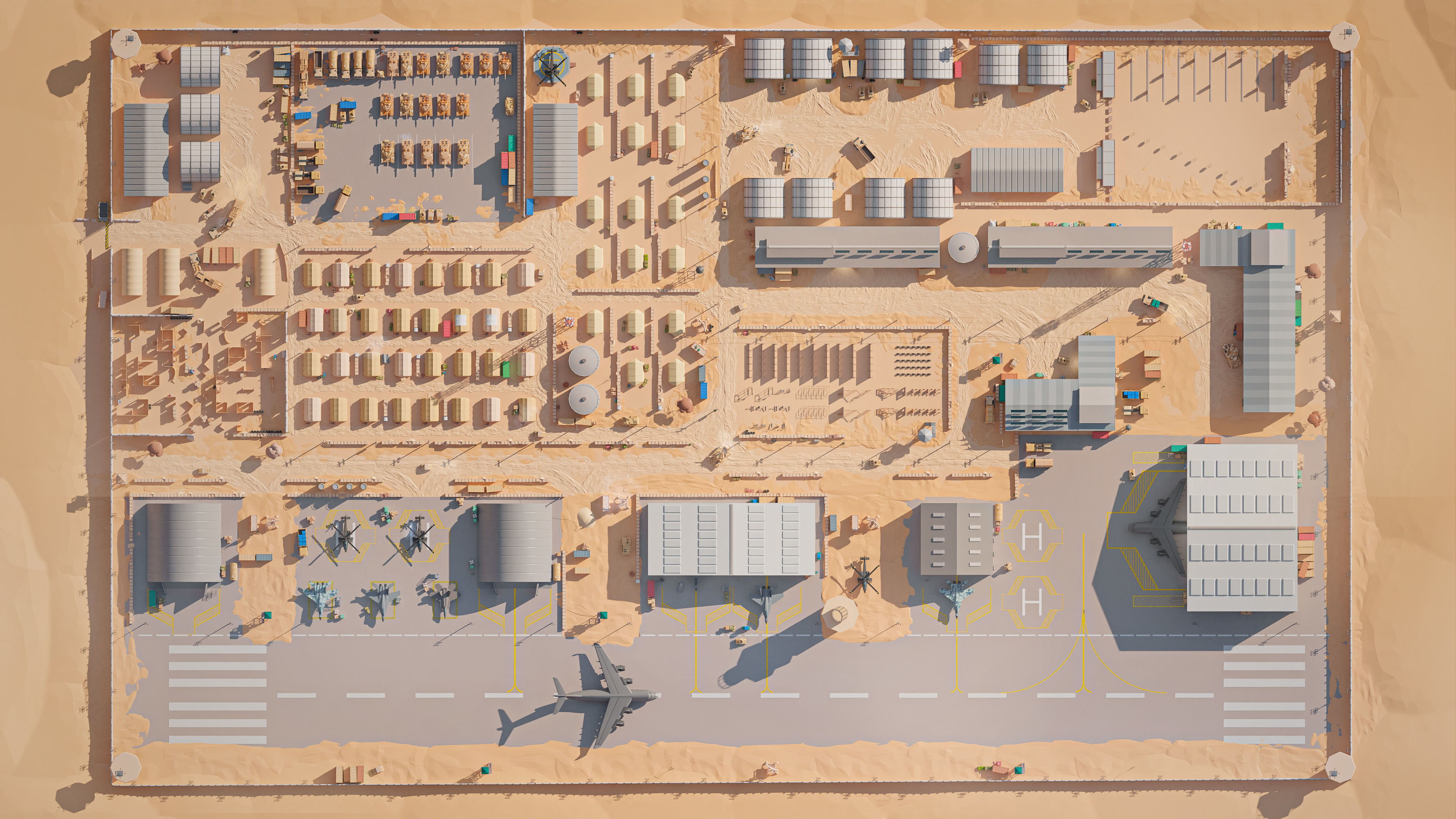 Military Low-poly 3D model_25