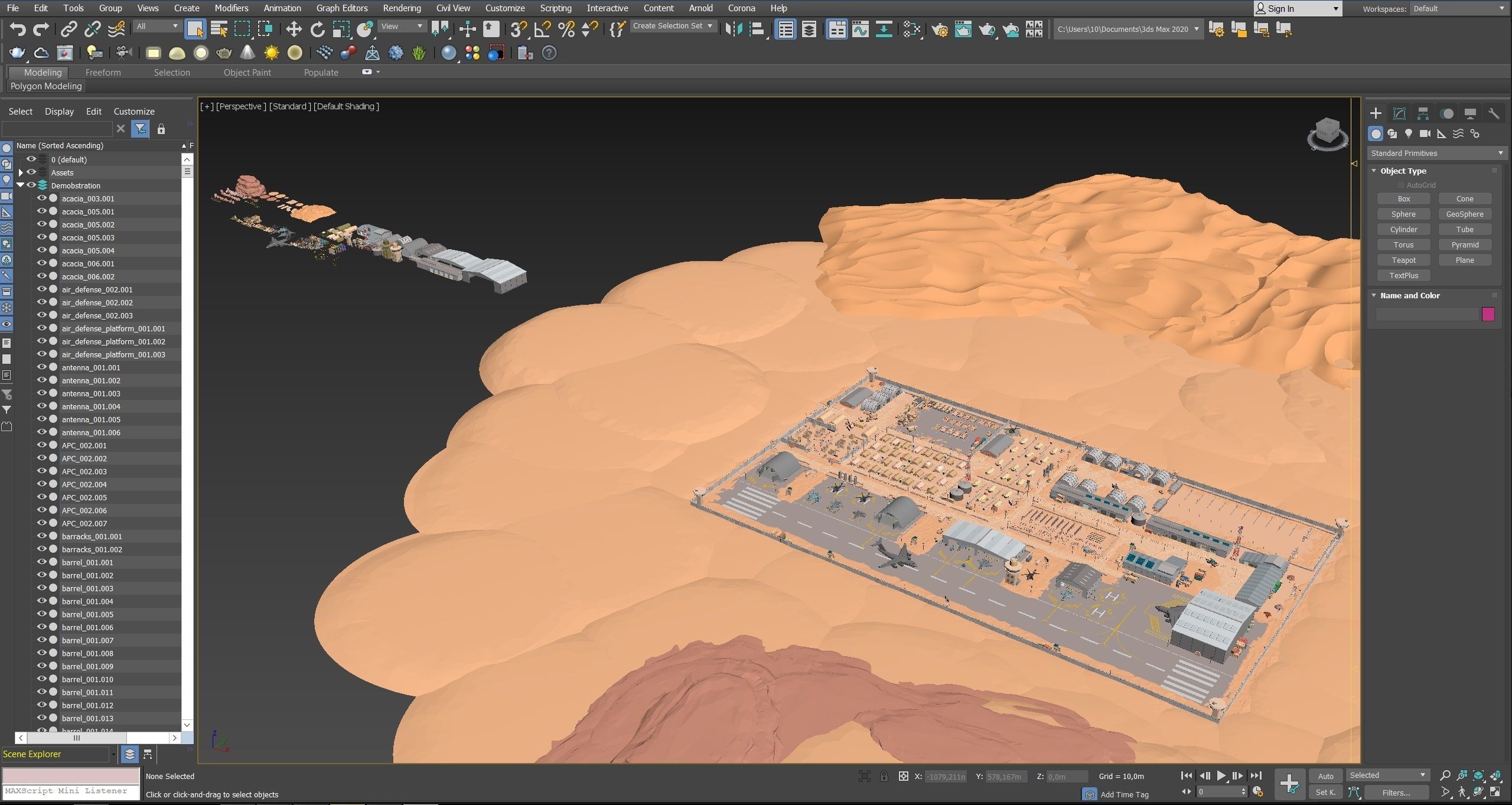 Military Low-poly 3D model_53