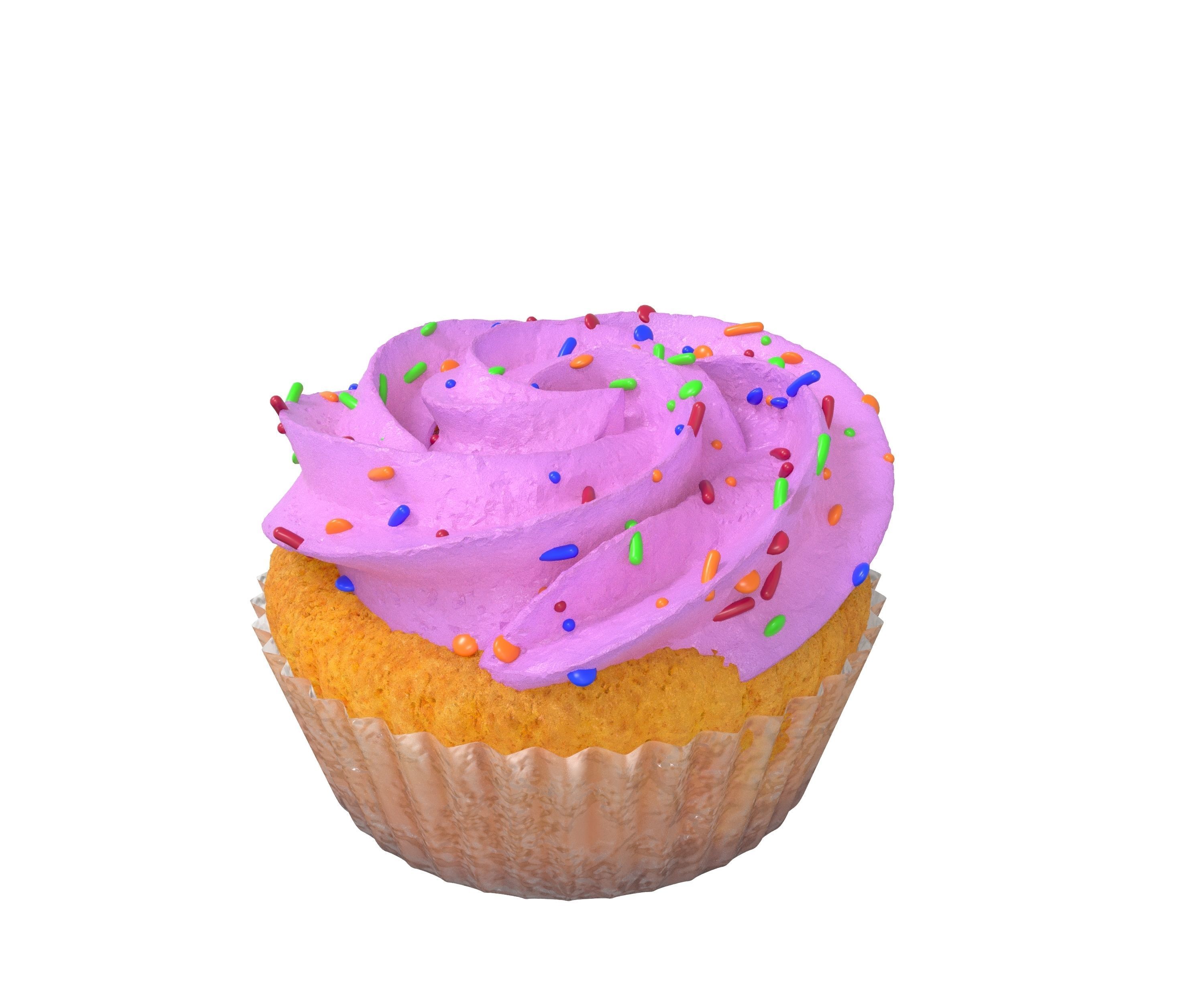 Cupcake  3D model_5