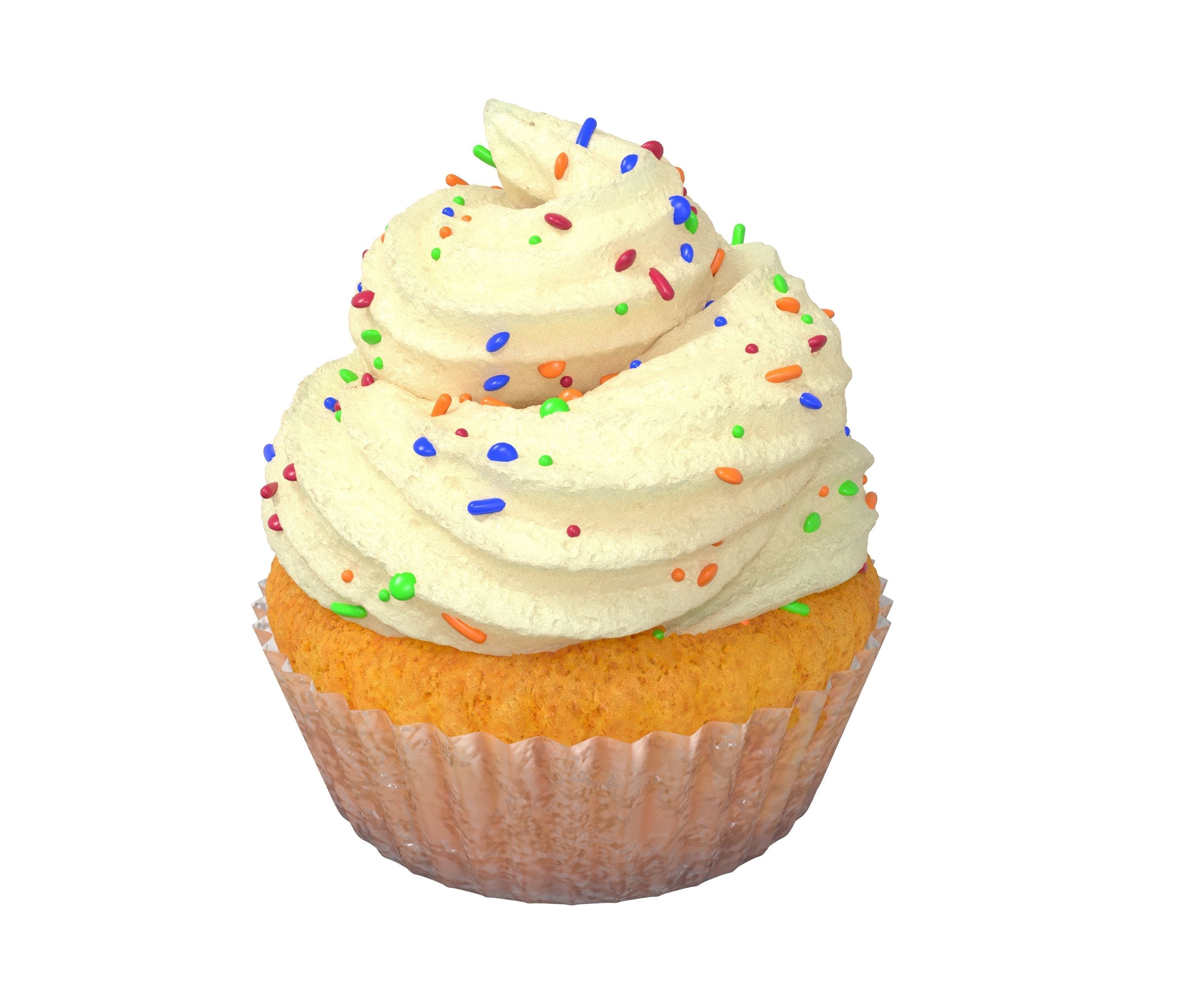 Cupcake  3D model_3