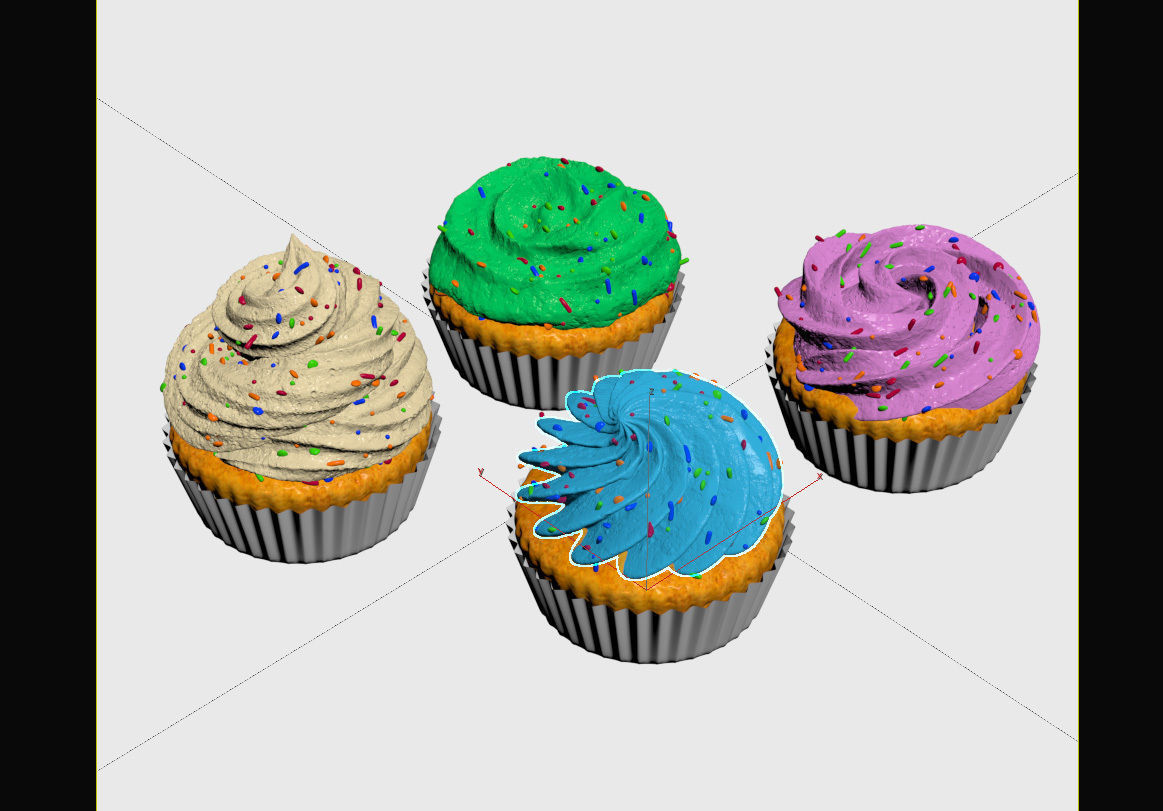 Cupcake  3D model_10
