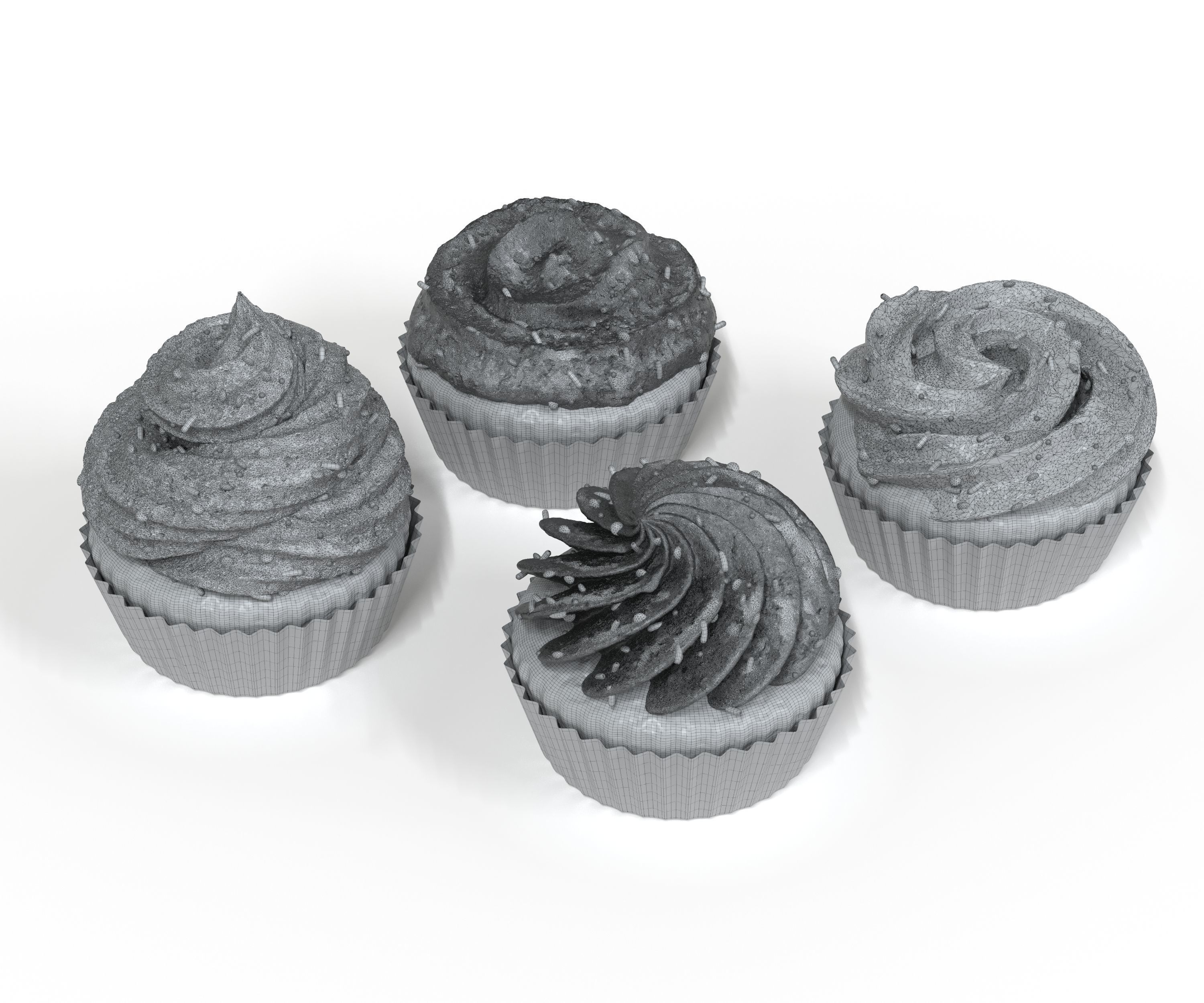 Cupcake  3D model_9