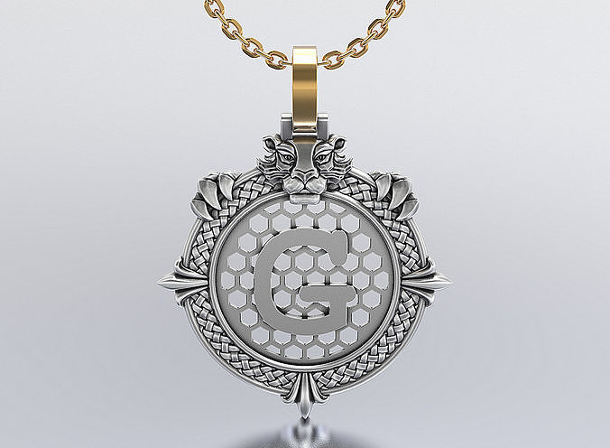 Letters Pendants 3D print model