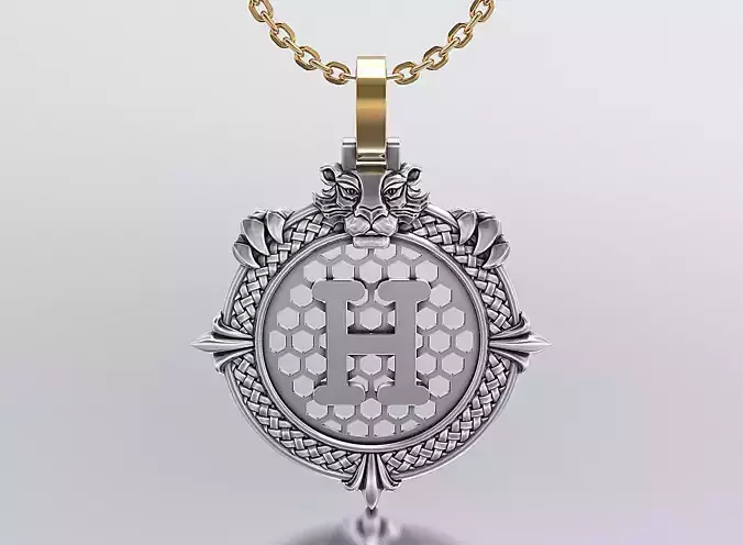 Letters Pendants 3D print model