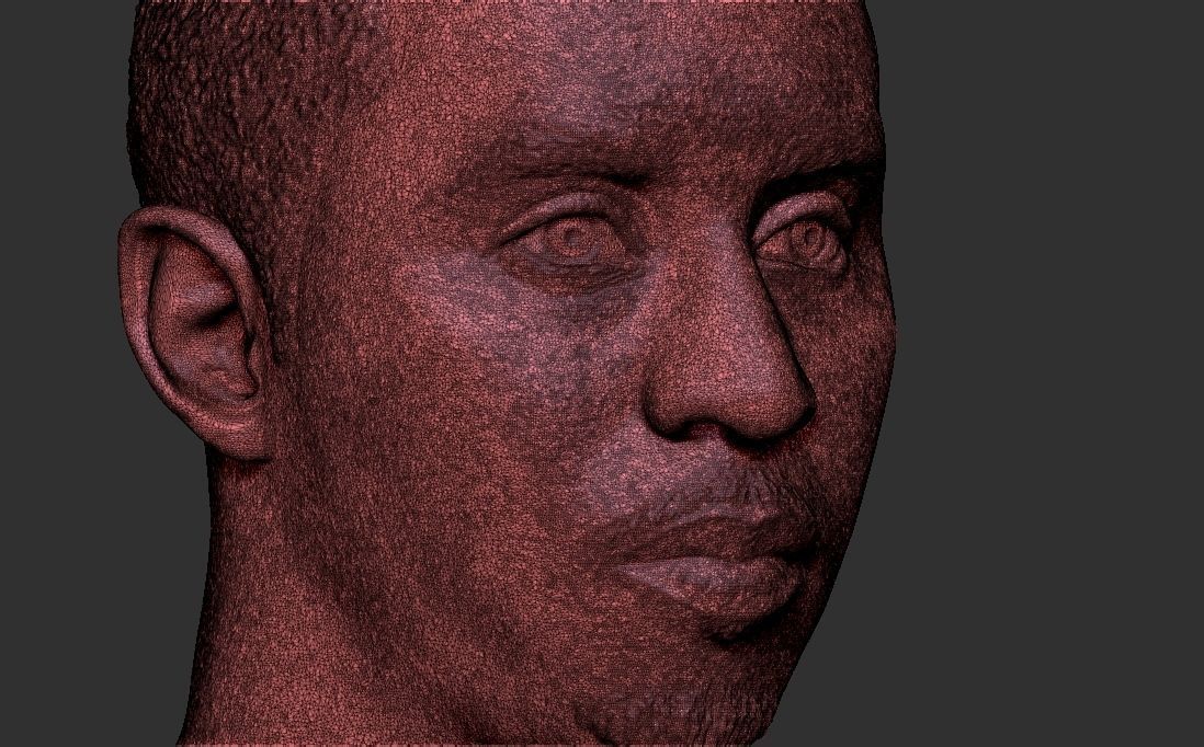 P Diddy bust 3D printing ready stl obj formats 3D print model_29
