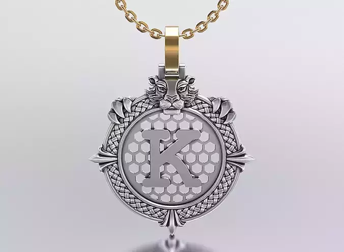 Letters Pendants 3D print model