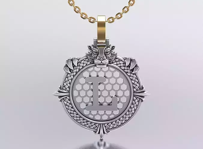 Letters Pendants 3D print model