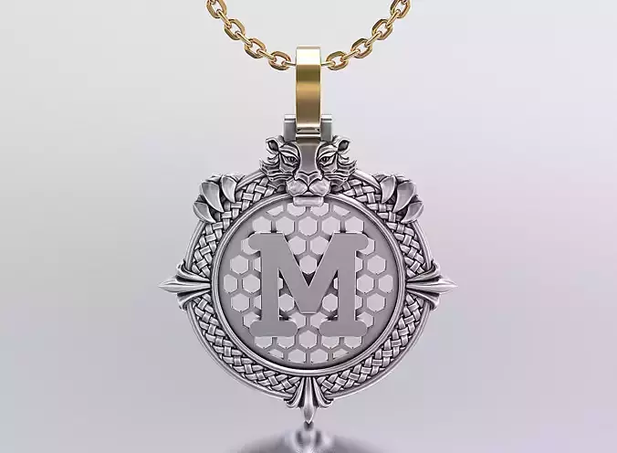 Letters Pendants 3D print model