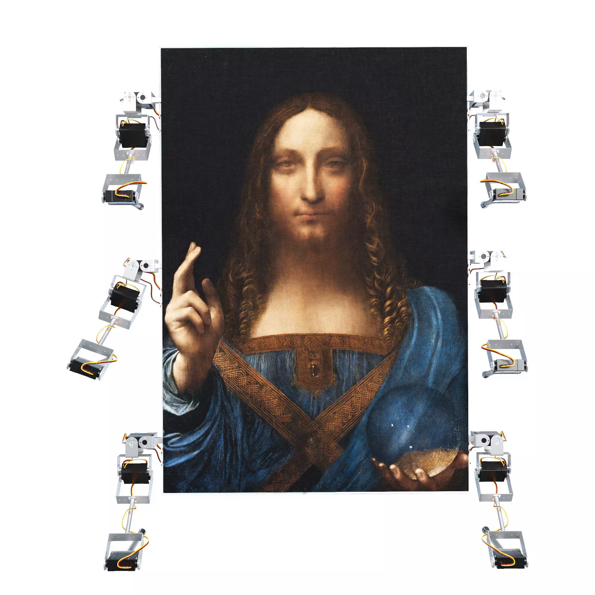 Sculpture Salvator Mundi Donato Piccolo 3D model