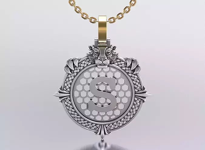Letters Pendants 3D print model