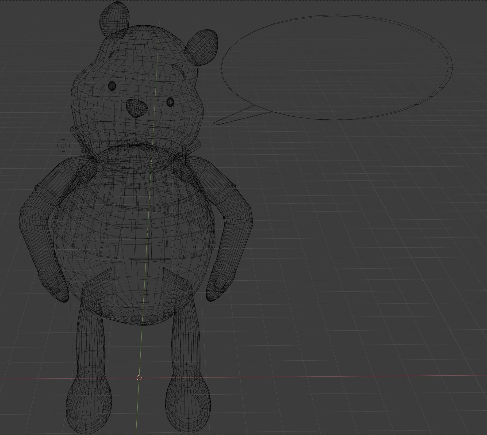 Silly ol bear 3D model_2