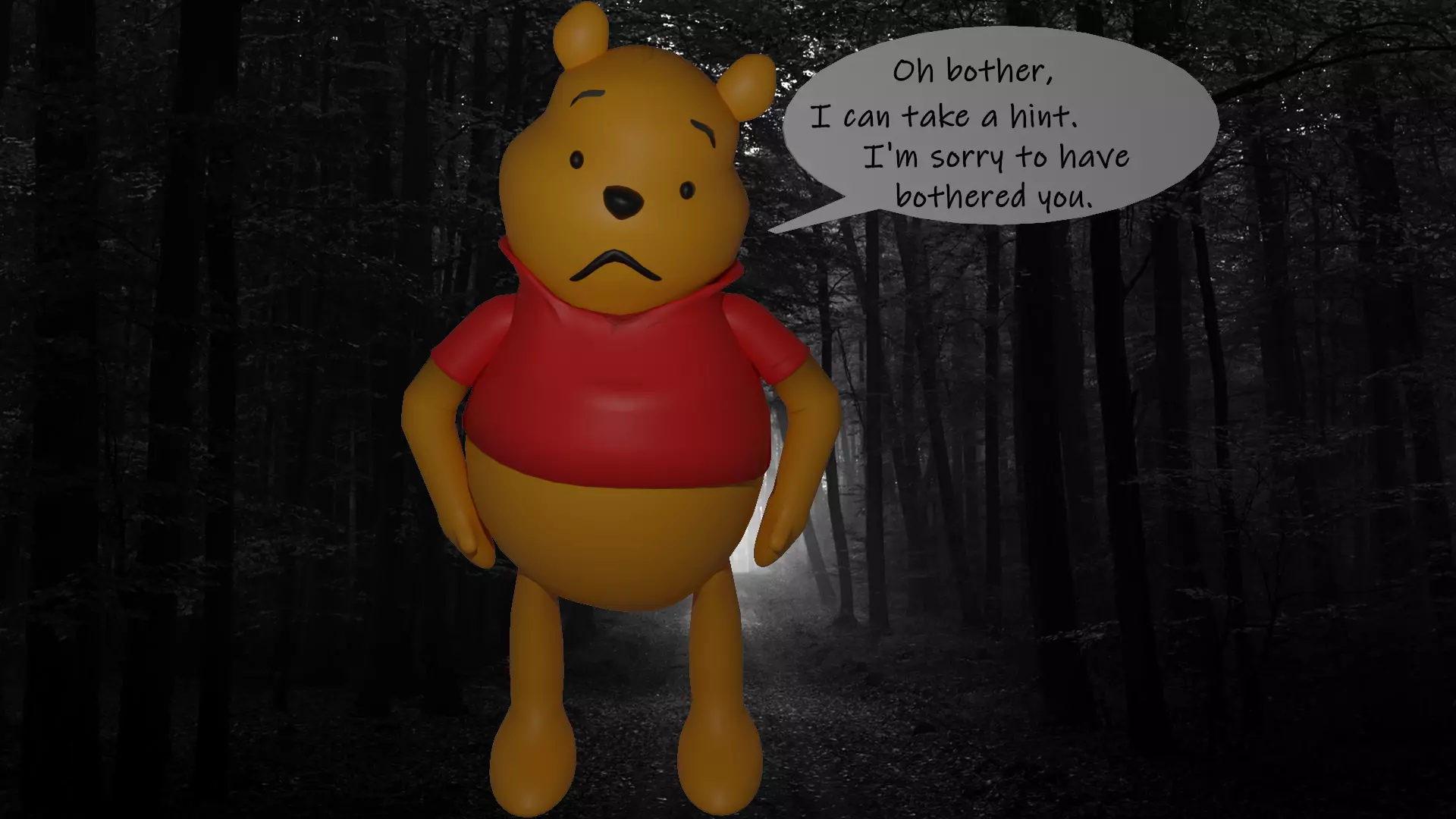 Silly ol bear 3D model_0