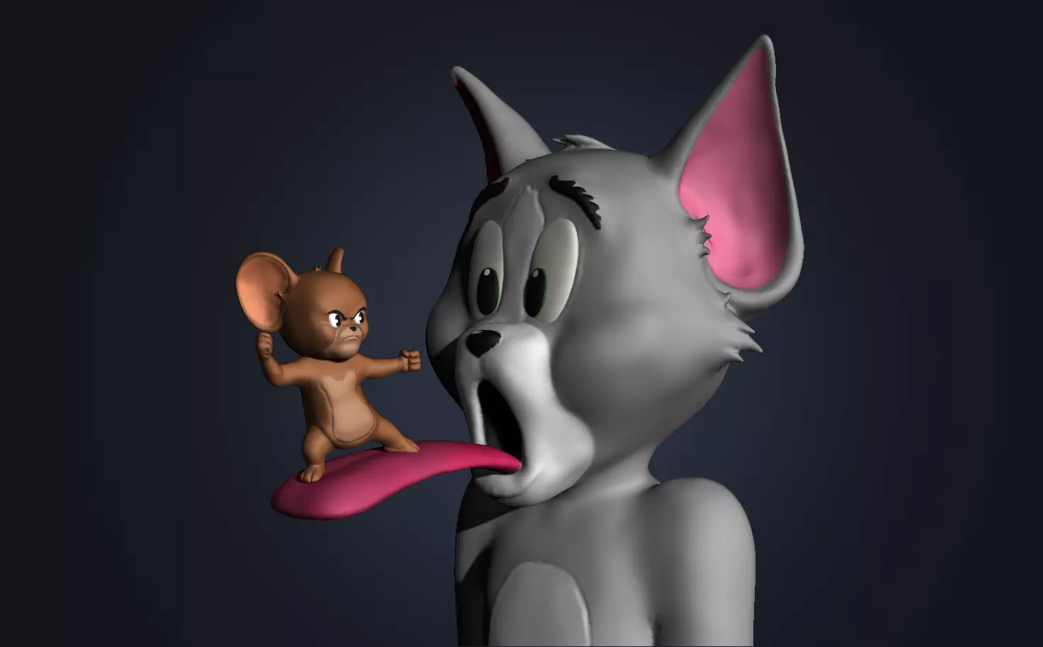 TOM and JERRY 3D print model