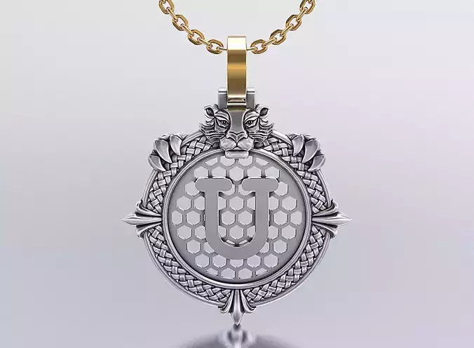 Letters Pendants 3D print model