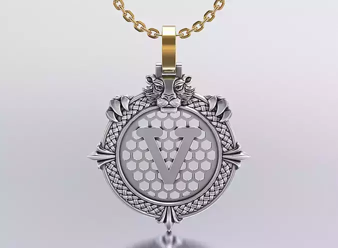 Letters Pendants 3D print model