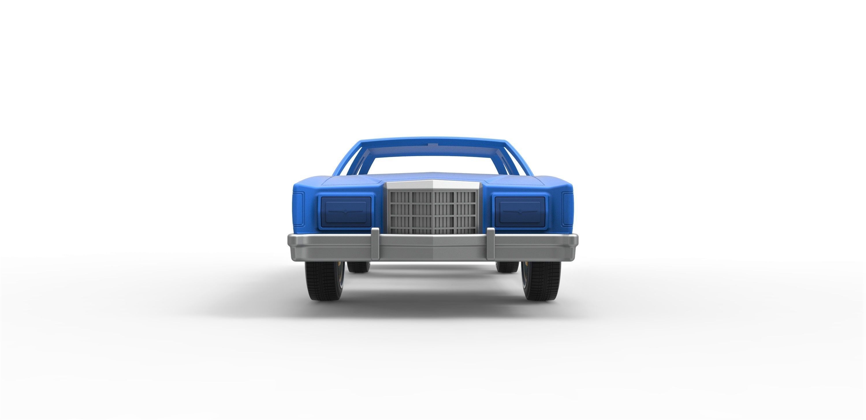 Shell and wheels Thunderbird T-Top 1979 Scale 1 to 25 3D print model_4