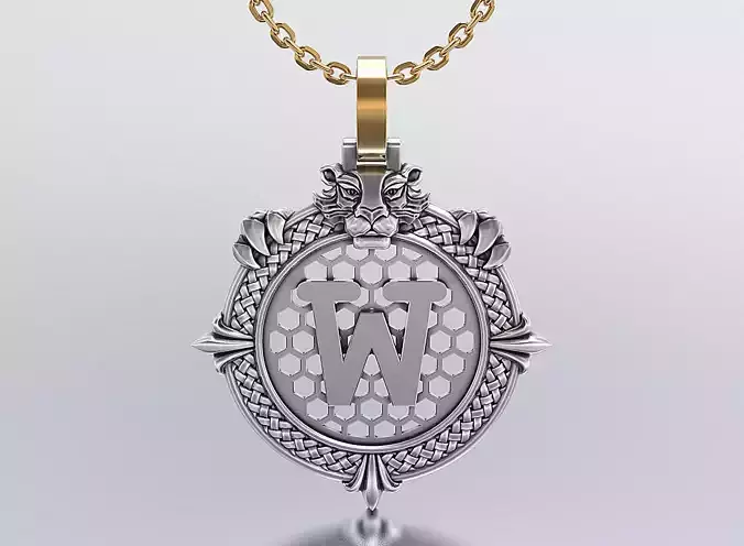 Letters Pendants 3D print model