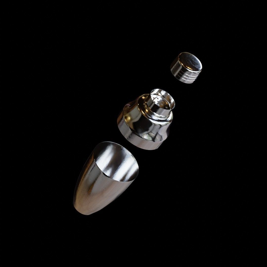 Cobbler Shaker 3D model_3