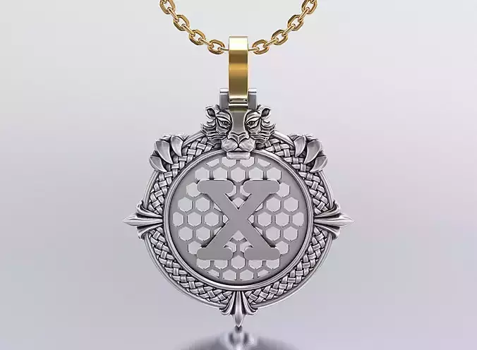 Letters Pendants 3D print model