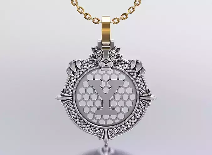 Letters Pendants 3D print model