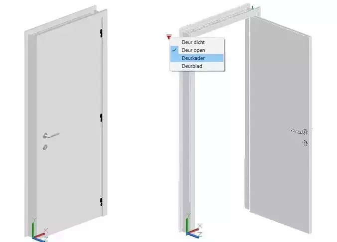 DYN 3d door Free 3D model
