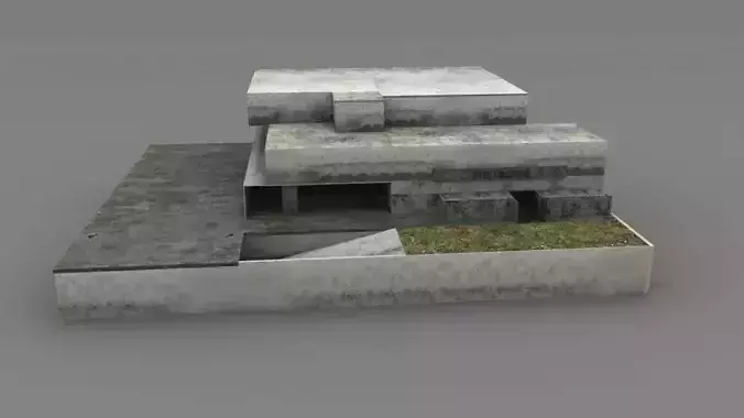 Hospital concrete house