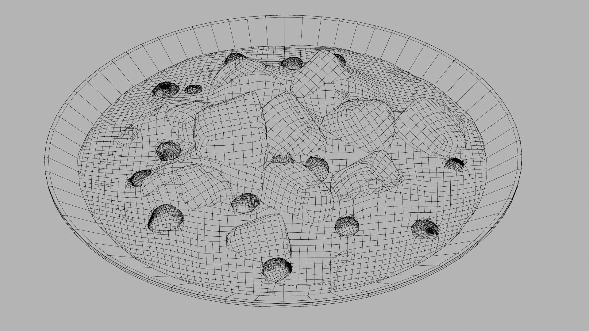 Paneer masala cartoon style 3D model_13