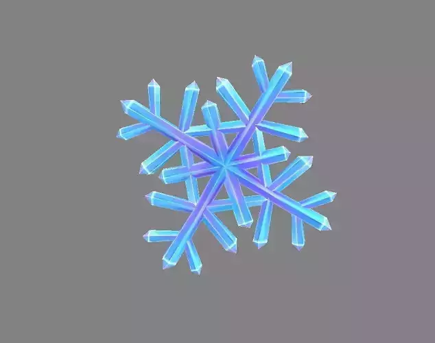 Cartoon snowflake