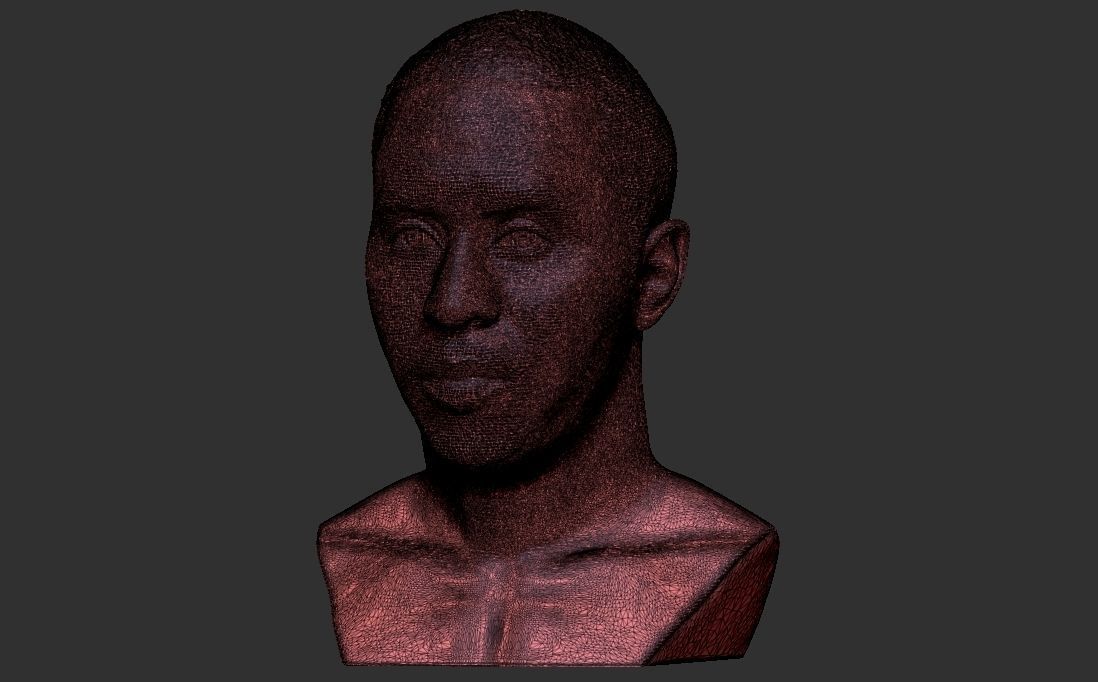 P Diddy bust ready for full color 3D printing 3D print model_43