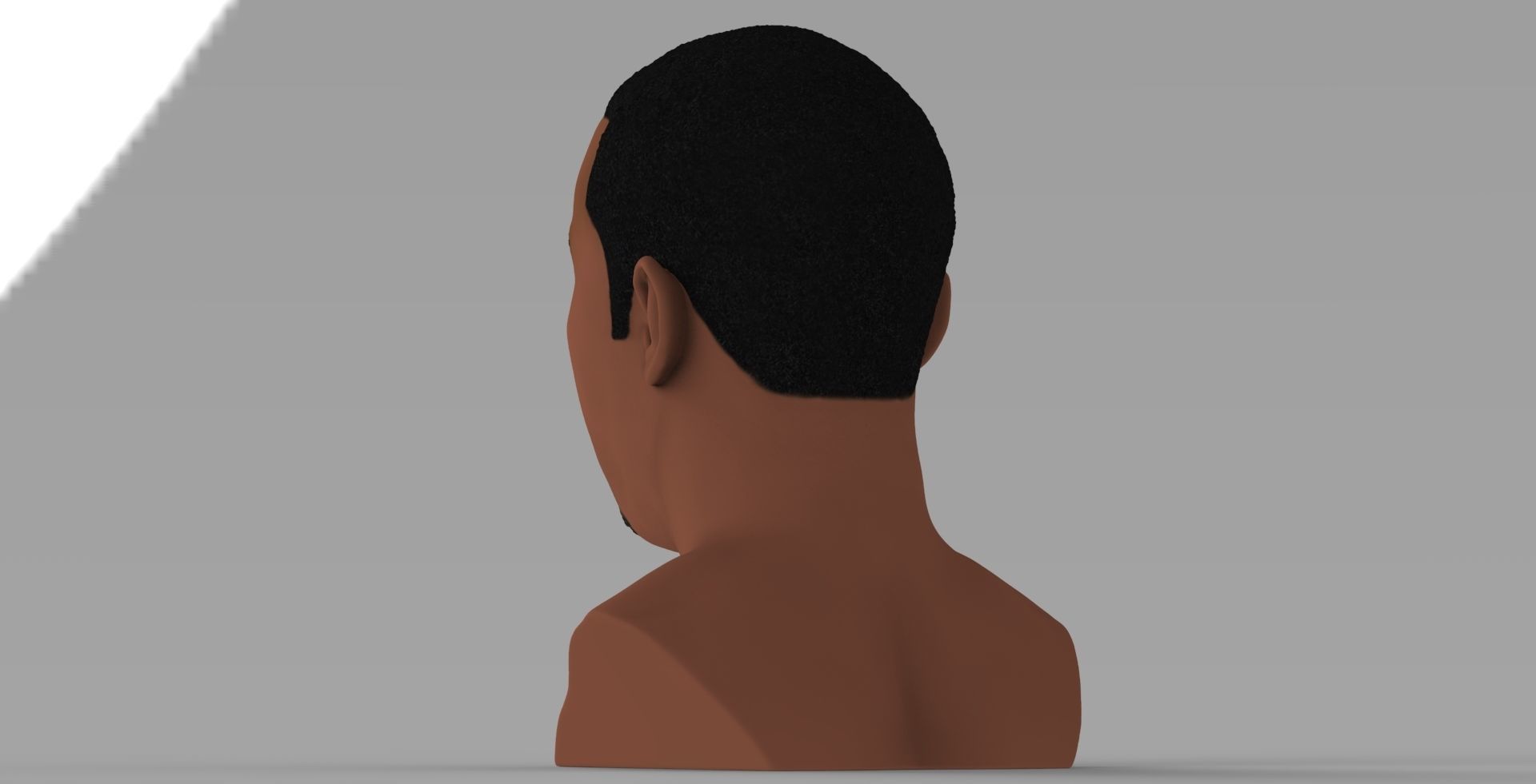 P Diddy bust ready for full color 3D printing 3D print model_5