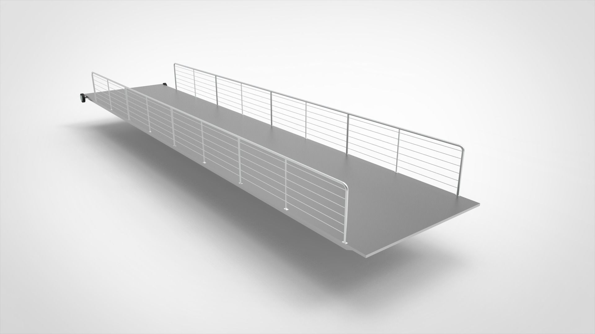 Loading ramp ship 3D model_3
