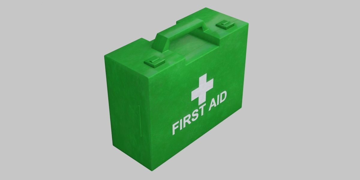 First Aid Kit 3D Model Low-poly 3D model_2