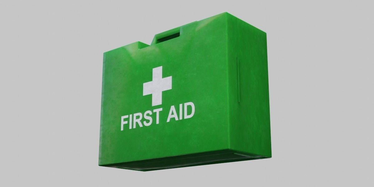 First Aid Kit 3D Model Low-poly 3D model_6