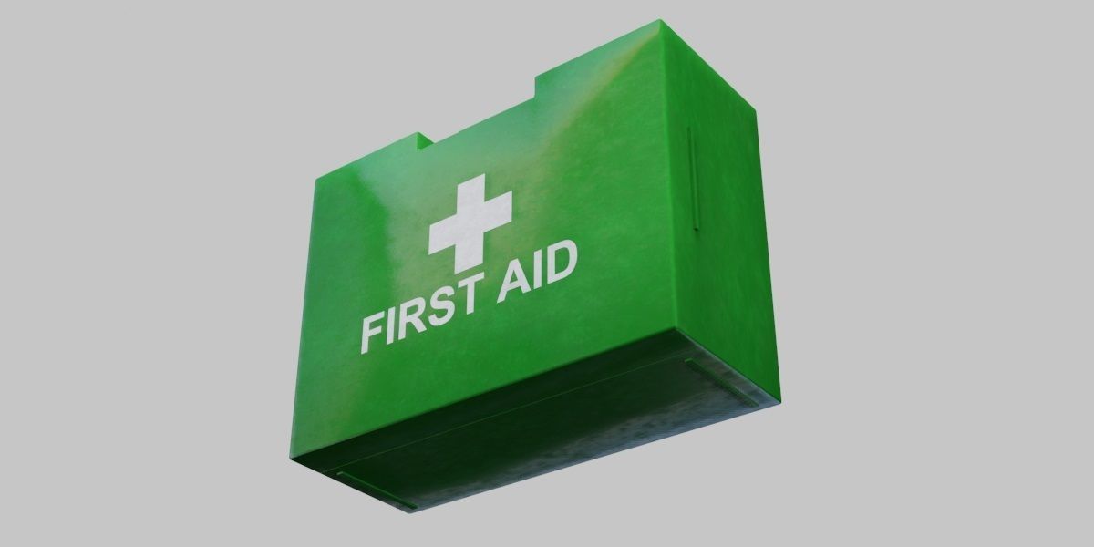 First Aid Kit 3D Model Low-poly 3D model_3