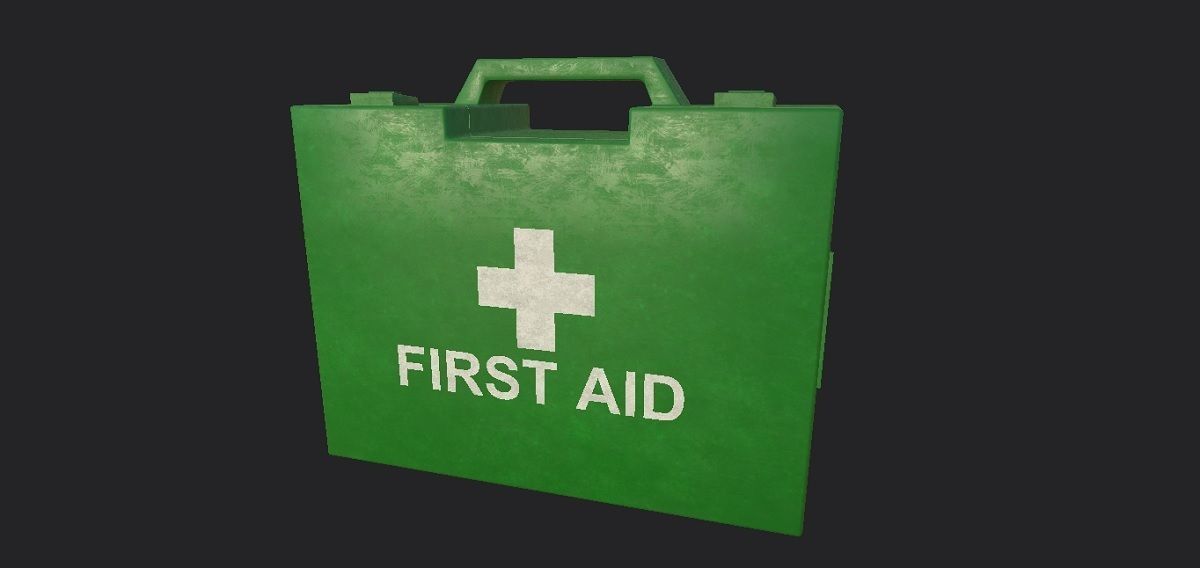 First Aid Kit 3D Model Low-poly 3D model_1