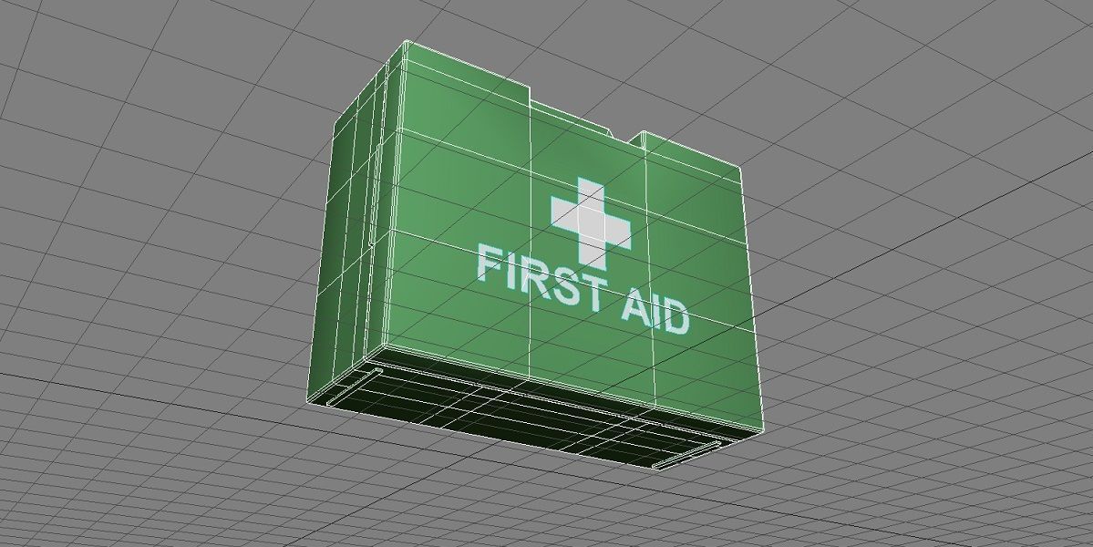 First Aid Kit 3D Model Low-poly 3D model_10