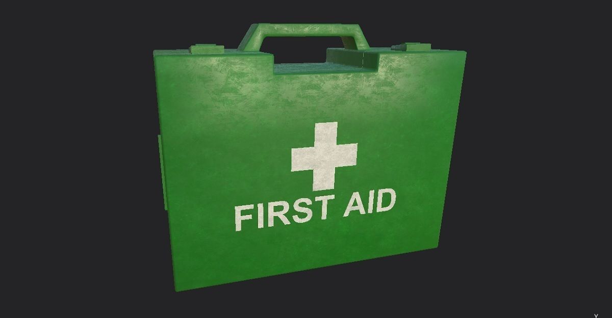 First Aid Kit 3D Model Low-poly 3D model_5