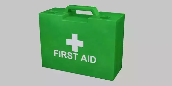 First Aid Kit 3D Model Low-poly 3D model