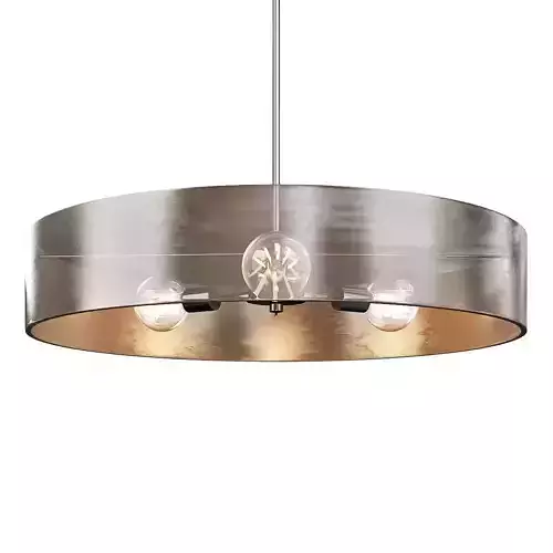 Ziggy 3-Arm Chandelier Low-poly 3D model