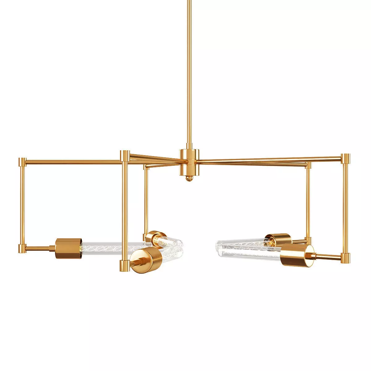 BOOMER EDISON CHANDELIER Low-poly 3D model_0