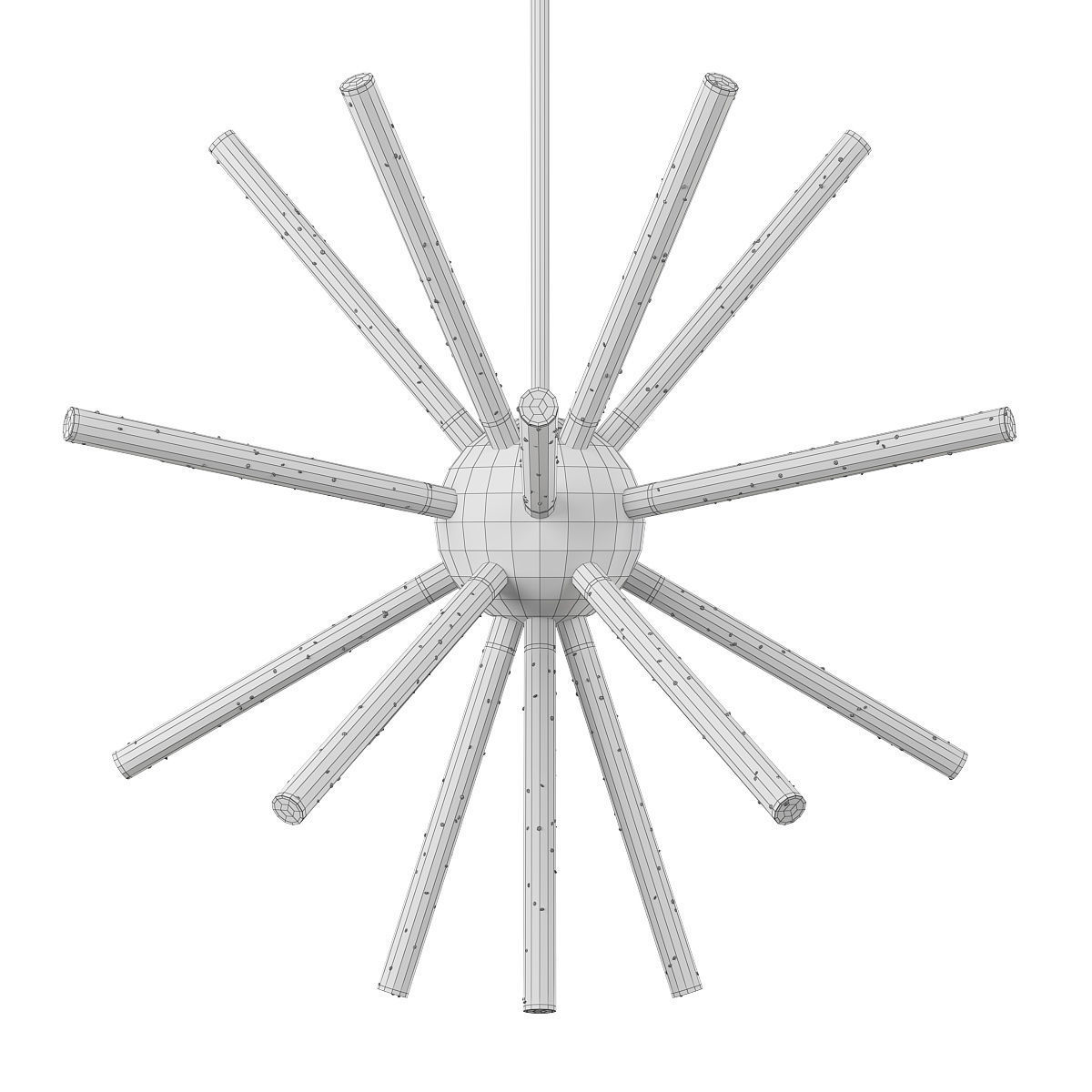 ASTRO CHANDELIER Low-poly 3D model_1