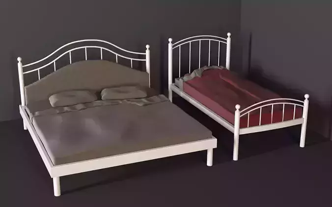 Bed double single bedclothes