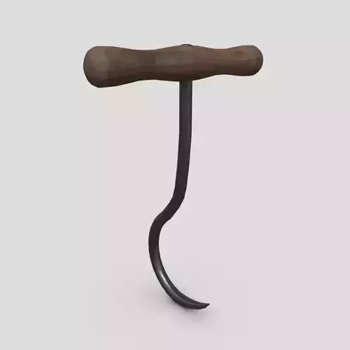 Meat Hook 6 Low-poly 3D model