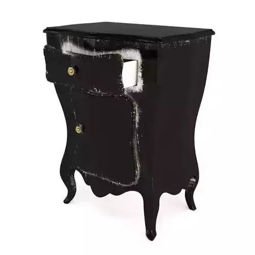 Black Antique Cabinet