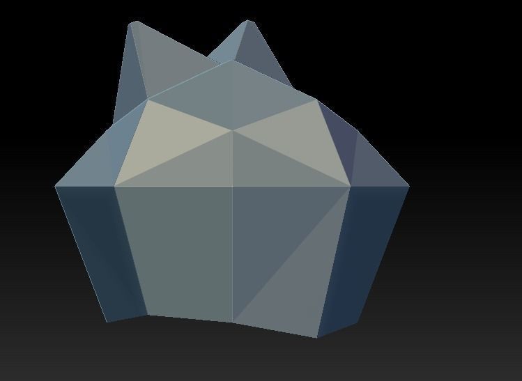 Helmet Low-poly 3D model_4