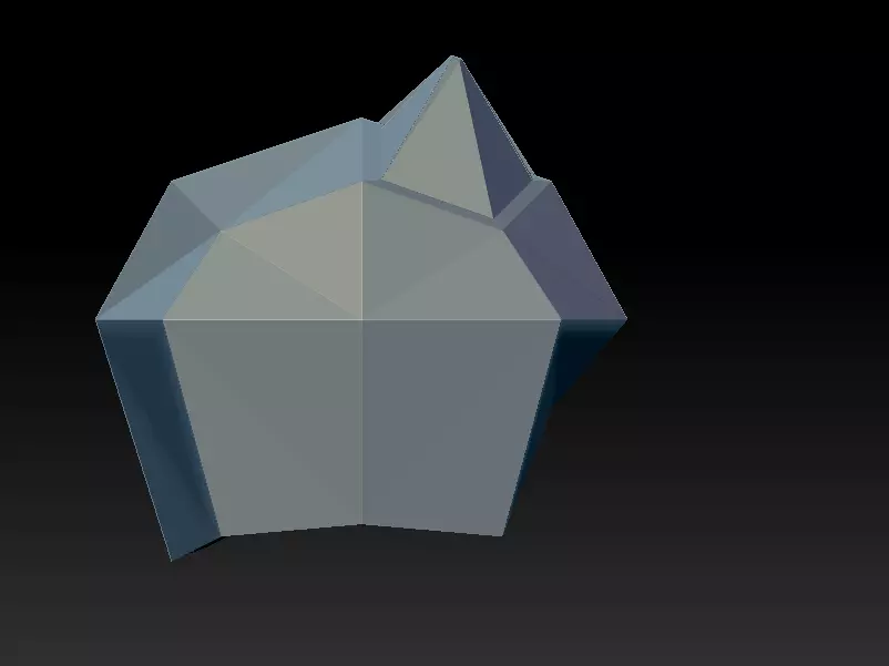 Helmet Low-poly 3D model_0