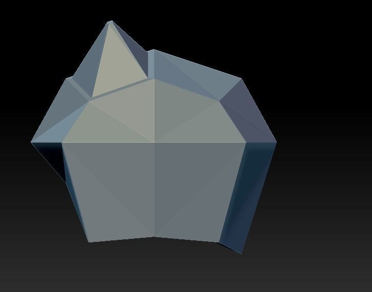 Helmet Low-poly 3D model_5